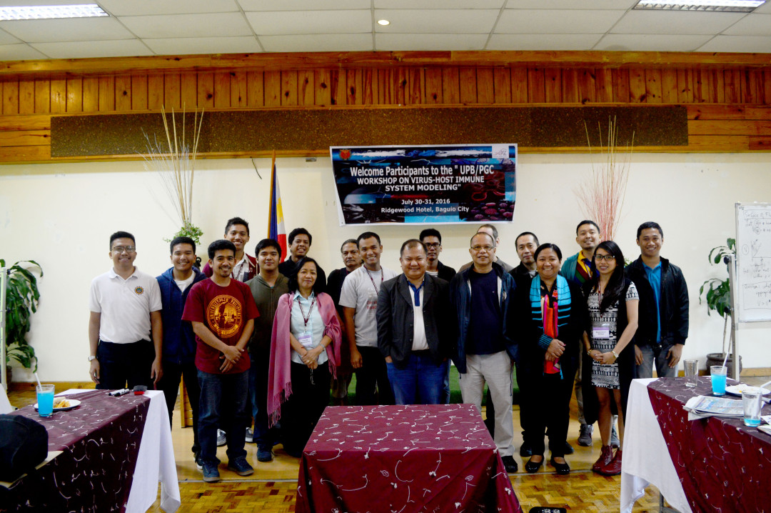 30-31july2016-pgc-up-baguio-workshop-on-virus-host-immune-system-modeling