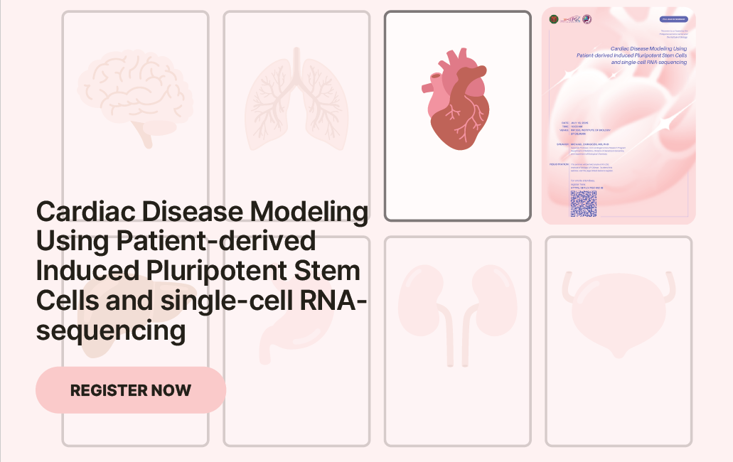 IB and PGC hosted seminar on Cardiac Disease Modeling (Dr. Michael Zaragoza)