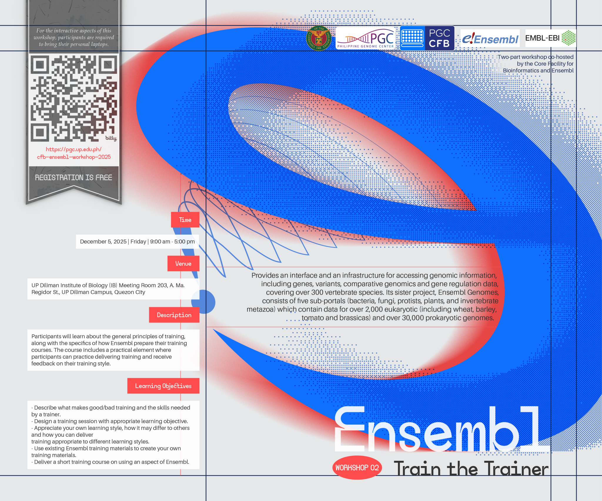 Ensembl Workshops: Genome Browser + Train the Trainers