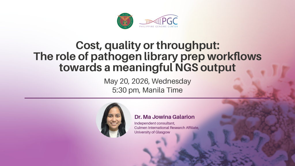 [Webinar] Cost, quality or throughput: The role of pathogen library prep workflows towards a meaningful NGS output