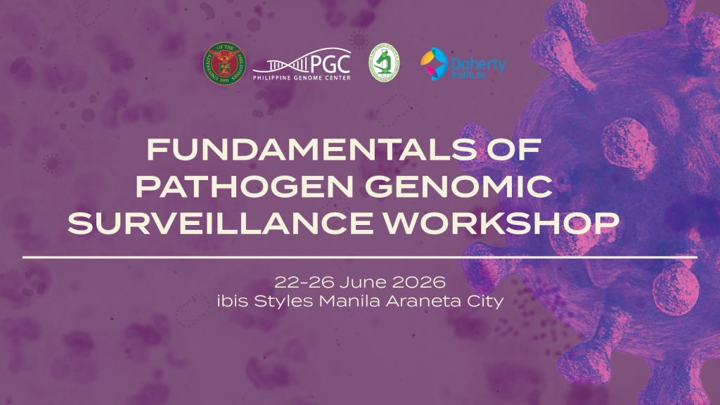 PGC, RITM, DOH-EB, and Doherty Institute host first batch of Fundamentals of Pathogen Genomic Surveillance Workshop