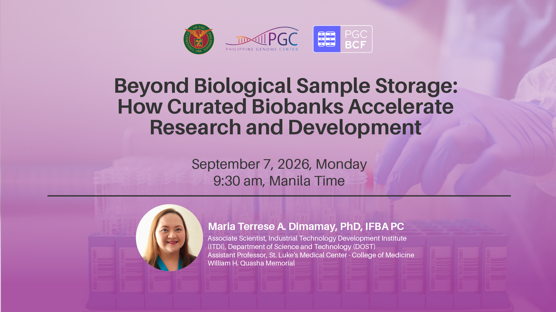 [Webinar] Beyond Biological Sample Storage: How Curated Biobanks Accelerate Research and Development